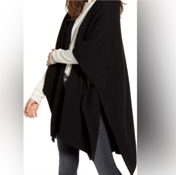 All Saints Jackets & Blazers - All Saints Traveling Rib Ruana One Size Fits All NWT'S